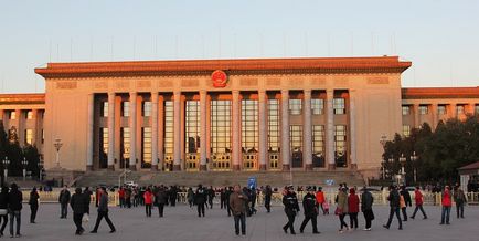 A főtér Kína - Peking Tiananmen (fotókkal)