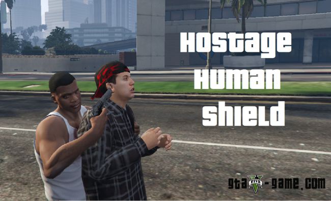 Hostage human shield мод на заручника, щит з людини - файли і моди для gta 5 на пк