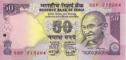 Indian rupee, banii lumii