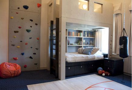 Belső szoba egy tizenéves fiú - vip belsőépítészeti