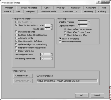 Schimbarea parametrilor interni ai ferestrei 3ds max, toate despre grafică, fotografii și sisteme cad