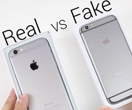 Fake iphone de calitate și cum să le distingi de original