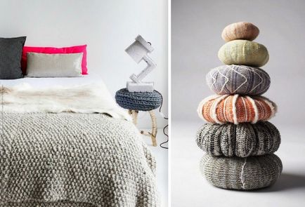 Ce lucruri tricotate de folosit pentru decorarea unei case