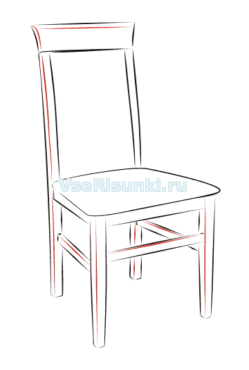 Як намалювати стілець олівцем поетапно - 14 березень 2015 - все малюнки олівцем поетапно
