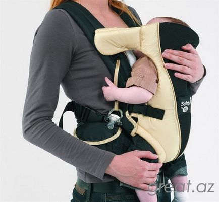 Cum să purtați un copil într-un cangur