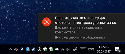 Hogyan tilthatom le a UAC windows 10