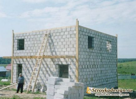 Cum de a construi o casă din blocuri de spumă costuri, fotografii și modele de case dintr-un bloc de spumă