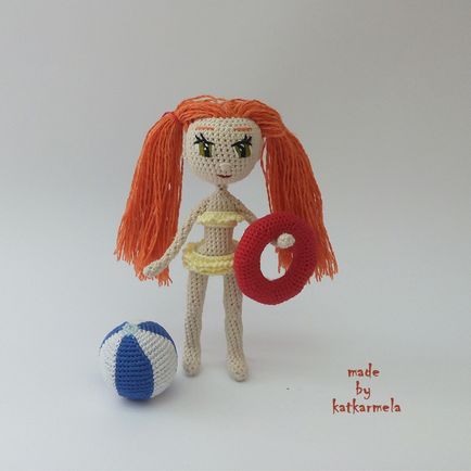 Cum sa faci un costum de baie pentru o papusa cu croșete - katkarmela toys amigurumi crochet