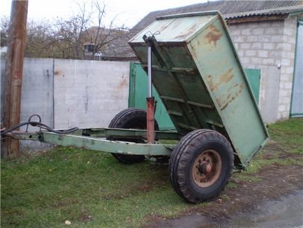 Cum să faceți singur un cărucior pentru tractor