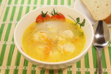 Як зробити вермішелевий суп з фрикадельками покроковий рецепт з фото - домашній супчик