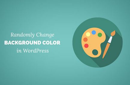 Modificarea aleatorie a culorii de fundal în wordpress