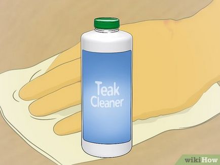 Як змастити маслом тикову меблі