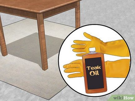Hogyan olajozott teak bútorok