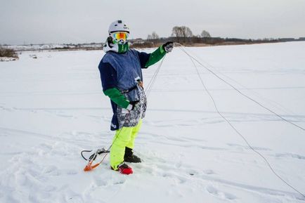 Як зібрати надувний кайт взимку, зборка кайта, кайт школа, кайтхак