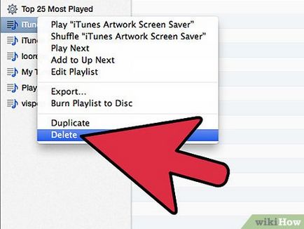 Cum să eliminați un playlist în iPod nano