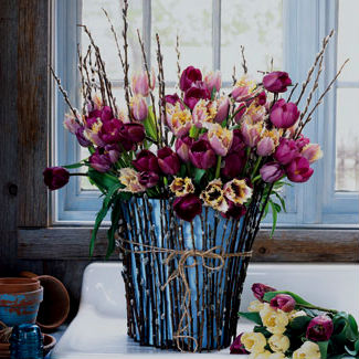 Cum sa decorati o casa cu o salcie de duminica Floriilor (50 poze)