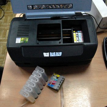 Cum se instalează un sistem de alimentare cu cerneală continuă (SNP) pe o imprimantă - știm cum!