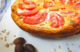 Quiche sonkával és paradicsommal - recept fotókkal, hogyan kell főzni egy finom házi