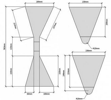 Cupa bucketului cu descrierea, instrucțiunile și recomandările proprii