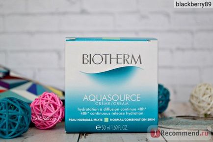 Cream Biotherm Aqausource - «- ez az ára! Mi kiadó majd fizessen kevesebbet!