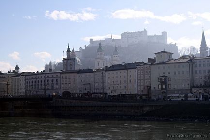 Cetatea Hohensalzburg este principala atracție a orașului Salzburg