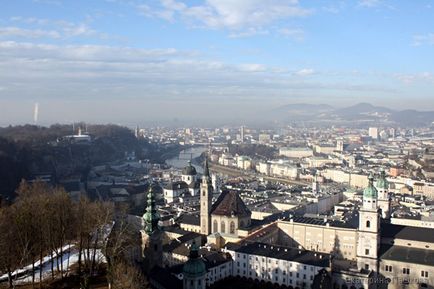 Cetatea Hohensalzburg este principala atracție a orașului Salzburg