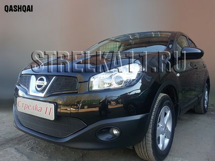 Купити захист радіатора для nissan qashqai (i рестайлінг) 2011-2014г