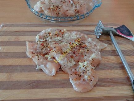 Csirke filé dinnye (recept csirkemell) Csirke filé dinnye