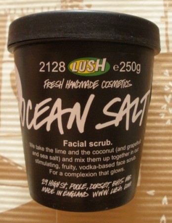 Lush sour ocean facial scrub (cleanser pentru fata - atlantis -) comentarii