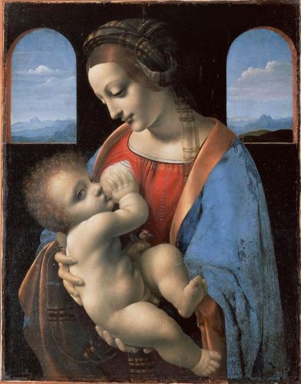 Madonna și copilul, Leonardo da Vinci