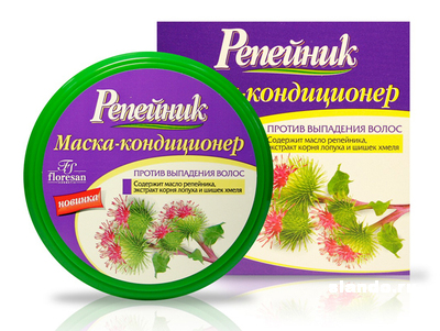 Маска-кондиціонер - реп'ях - проти випадіння волосся від floresan - відгуки, фото і ціна