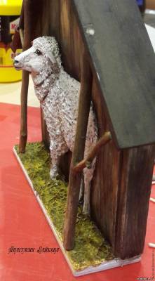 Майстер клас - настінна ключниця - овечка, символ 2015 року, своїми руками - декупаж - декор