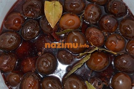 Ecetes szilva - recept fotókkal a téli (fotó) Ecetes szilva - recept fotókkal a téli