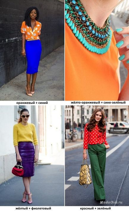 Мода і стиль контрастність в одязі