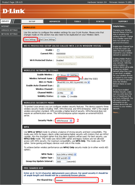 Configurarea routerului d-link dir-615 pentru triolan și will