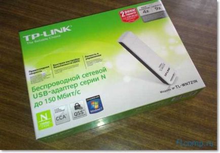 Configurarea adaptorului de rețea wi-fi tp-link tl-wn721n