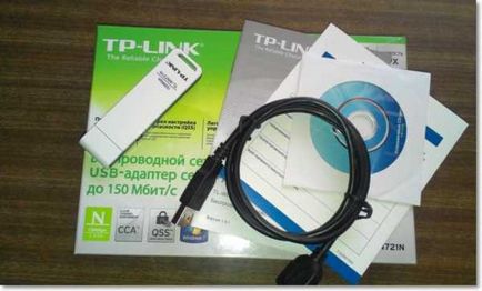 Configurarea adaptorului de rețea wi-fi tp-link tl-wn721n