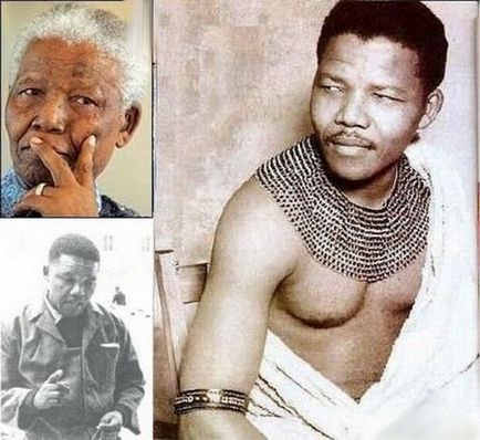 Nelson Mandela (Kholilala în Africa de Sud) biografie, o fotografie a lui Nelson Mandela