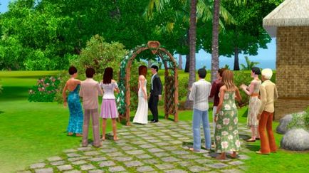 Felejthetetlen esküvő a The Sims 3 Nemzedékek The Sims 3, hogyan lehet rendezni az esküvő, The Sims 3, hogyan lehet egy esküvő