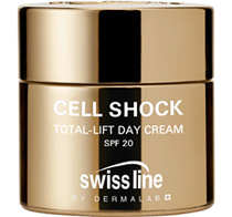 Новий денний крем cell shock total lift spf 20 від swiss line - новинки - Або де Боте - магазини