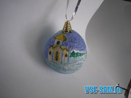 Jucării de Crăciun de Anul Nou cu mâinile tale din papier-mache - fă-te meserii, articole de casă