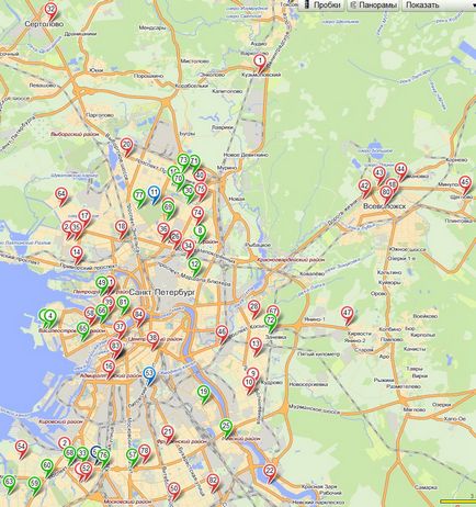 Polițiștii au dezvăluit o hartă a locurilor din Sankt-Petersburg unde câinii sunt uciși speriați - îngrozit - de societate