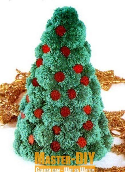 Pomul de Crăciun original al pomponilor - iubesc hobby - cele mai bune clase de masterat din întreaga lume!