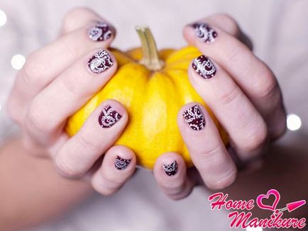 Осінній манікюр, модний дизайн нігтів на осінь 2014 фото кращих ідей