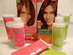 Відгук про фарбах для волосся garnier color naturals і garnier color shine