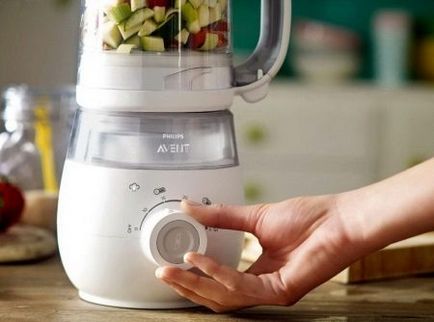 Pároló Blender turmixgép minősítése oursson, bololo, BEABA BABYCOOK egyéni és Orion, vélemények