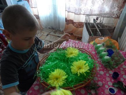 Пасхальне гніздо своїми руками