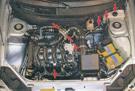 Motorul supraîncălzitor la mașina de frezat Priora VAZ 2170