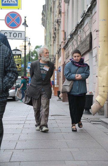 Petersburg hajléktalan Vjacseszlav Rasner divatba kalauz szerzője séták Nyevszkij