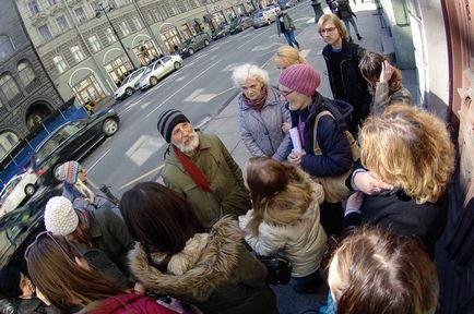 Petersburg hajléktalan Vjacseszlav Rasner divatba kalauz szerzője séták Nyevszkij